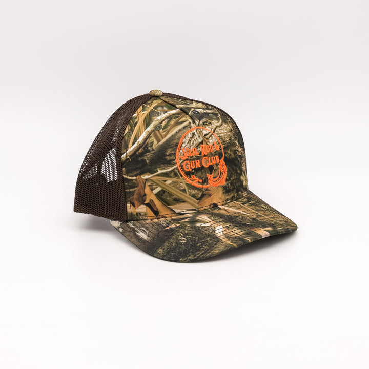 Printed 5 panel Trucker